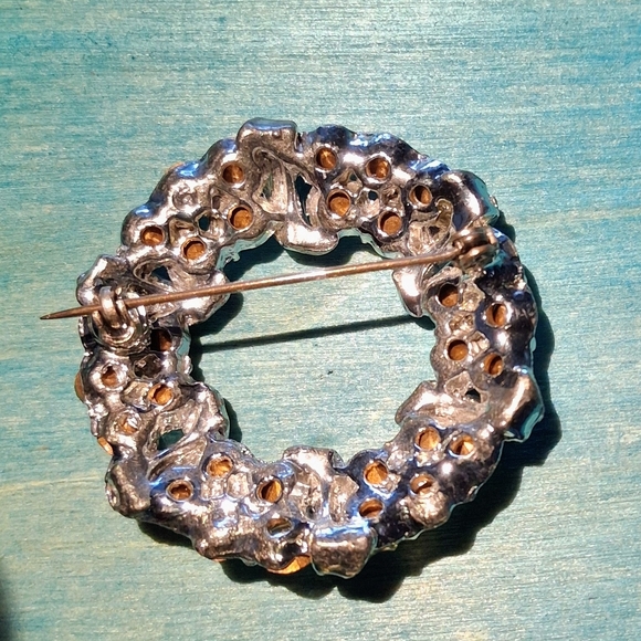 Sparkling Silver Crystal Vintage Brooch - Picture 3 of 5